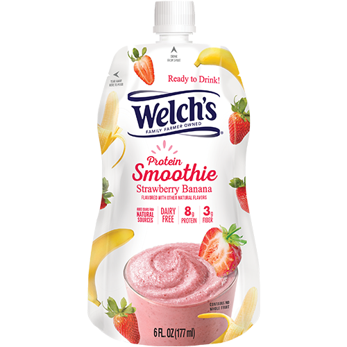 Welch's Protein Smoothie - Strawberry Banana 12- Pack