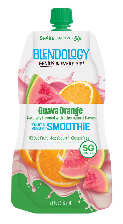 Blendology Yogurt & Fruit Smoothie Pouches