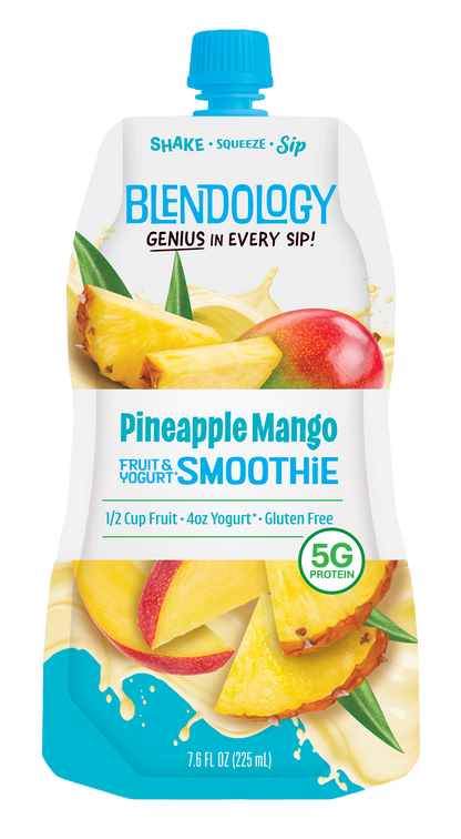 Blendology Yogurt & Fruit Smoothie Pouches