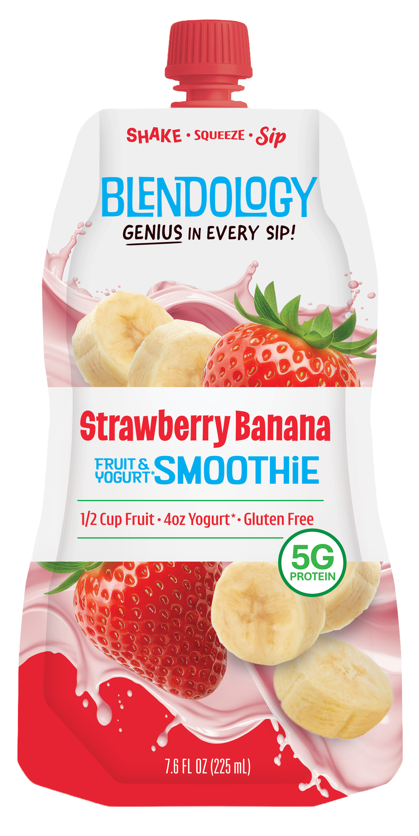 Blendology Yogurt & Fruit Smoothie Pouches