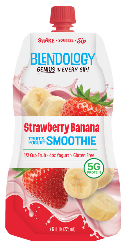 Blendology Yogurt & Fruit Smoothie Pouches