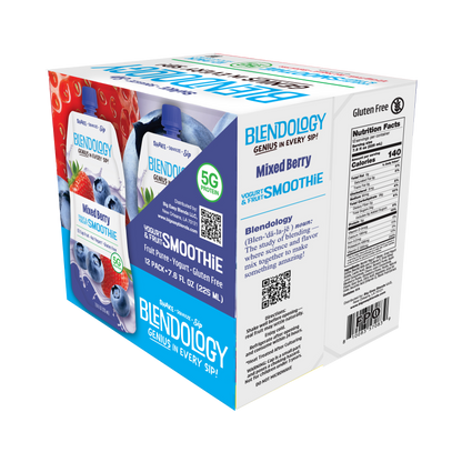 Blendology Yogurt & Fruit Smoothie Pouches