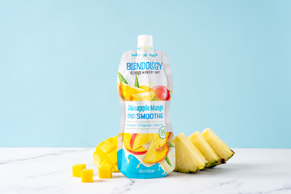 Blendology Yogurt & Fruit Smoothie Pouches
