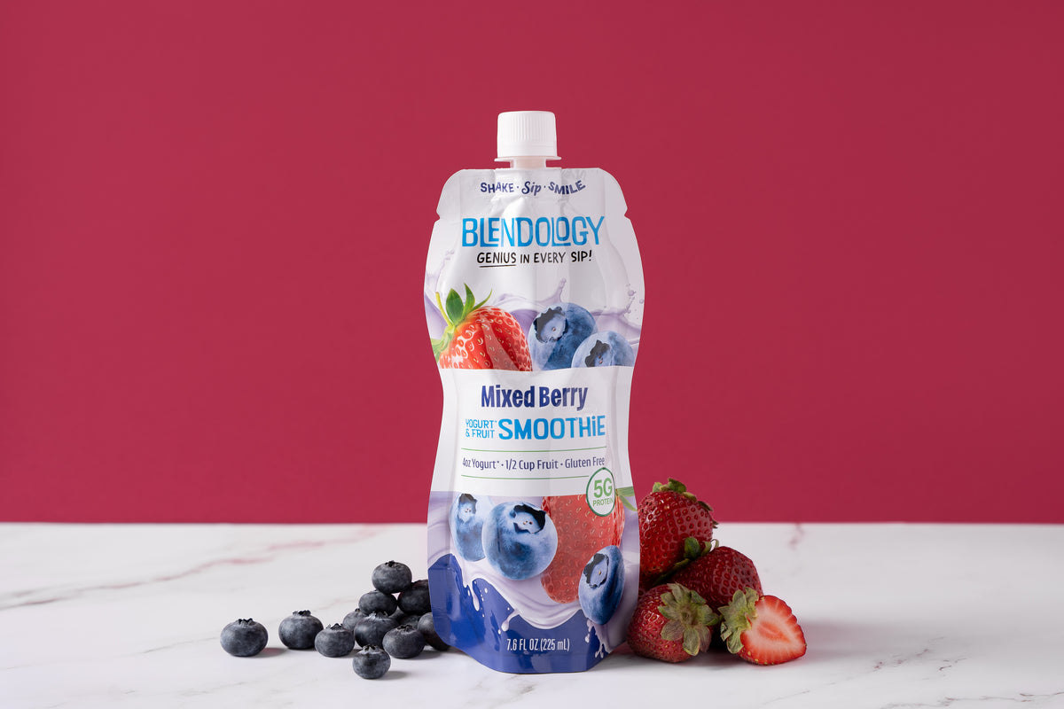 Blendology Yogurt & Fruit Smoothie Pouches