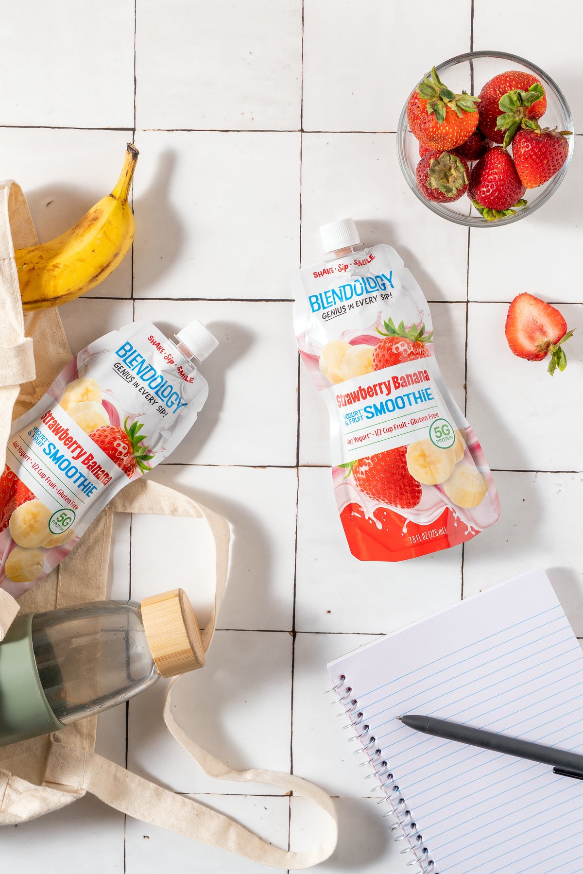 Blendology Yogurt & Fruit Smoothie Pouches