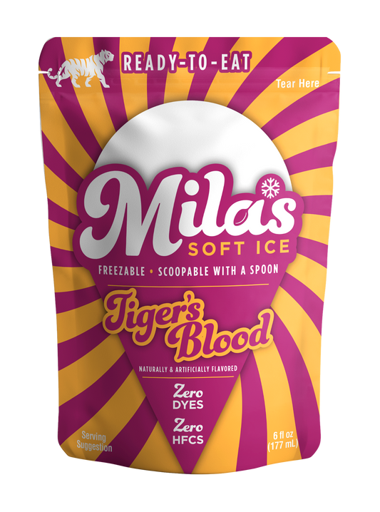 Mila's Soft Ice - Tigers Blood. 12 Pack