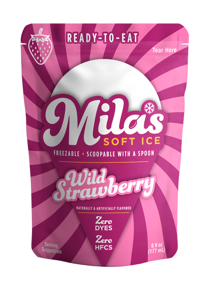 Mila's Soft Ice Variety Pack — 24 × 6 oz Pouches, 6 of Each Flavor