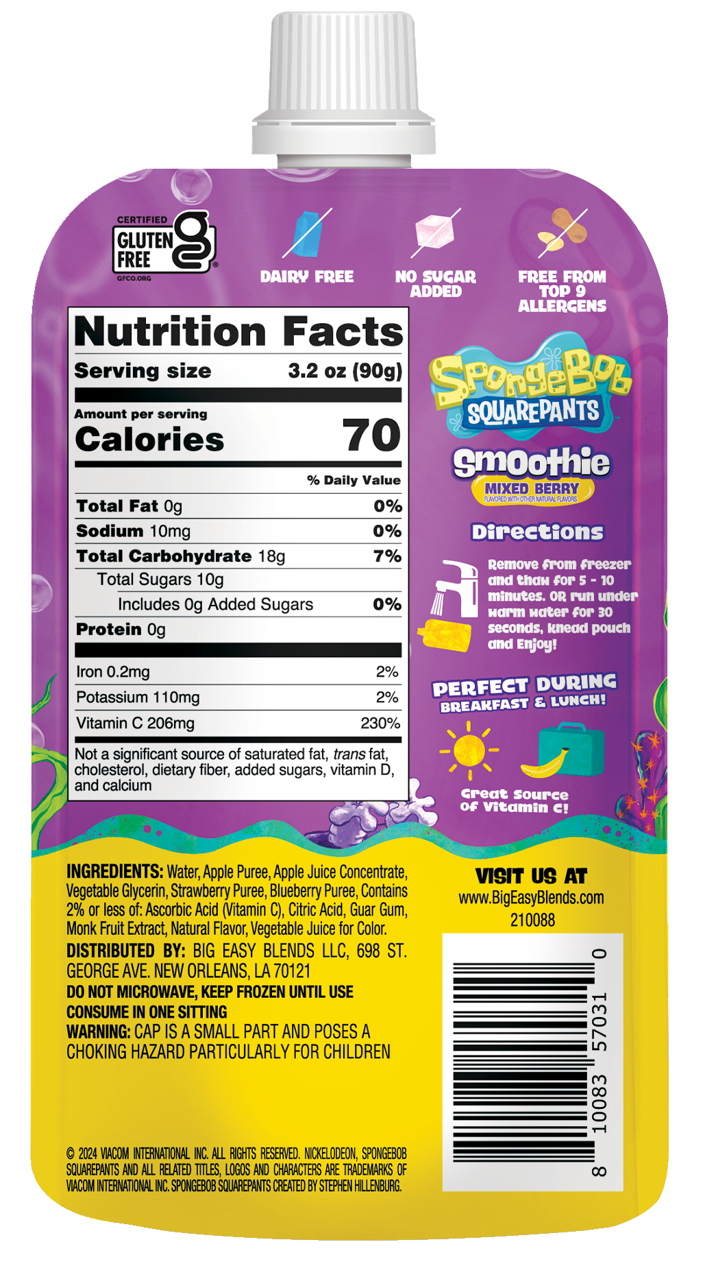 SpongeBob Mixed Berry - 12 Pack